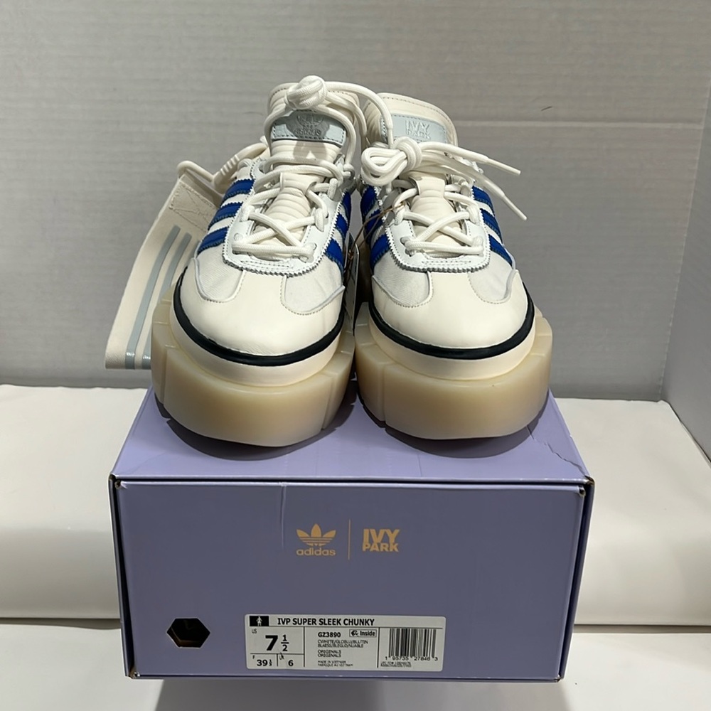 Adidas x Ivy Park Platform Sneakers.
